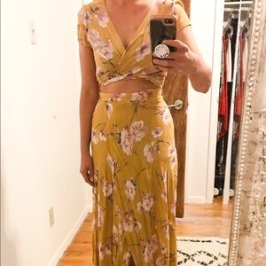 Two piece dress - long skirt with matching top